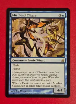 Mistbind Clique Lorwyn Regular NM MTG Magic The Gathering Ships FAST - Image 1
