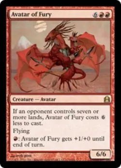MTG - Avatar of Fury - Commander - NM, English Magic FLAT RATE SHIP - Image 1