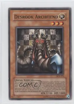 Desrook Archfiend Unlimited YuGiOh Dark Crisis #DCR-070 2003 READ - Image 1