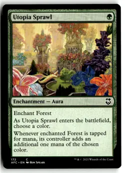 Utopia Sprawl LP 172 Commander: Adventures in the Forgotten Realms MTG - Image 1