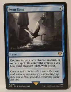 MTG Swan Song x1 UB LotR ToME Regular NM/PFresh! - Image 1