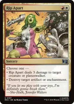 ~ Rip Apart ~ NM ~ Commander: Marvel Super Heroes ~ MTG ~ - Image 1