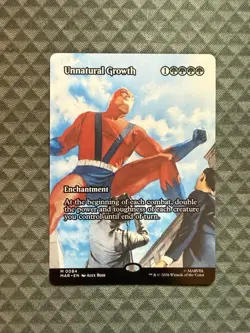MTG Unnatural Growth #0084 Borderless Mythic Marvel Universe Eternal-Legal (MAR) - Image 1
