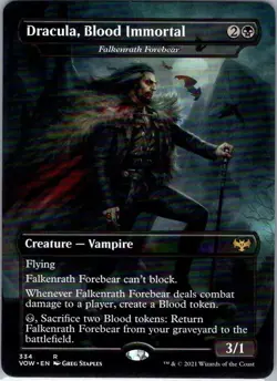 MTG - Dracula, Blood Immortal - Innistrad Crimson Vow - NM - Image 1