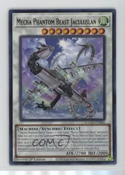 Mecha Phantom Beast Jaculuslan 1st Ed. YuGiOh Gold Series: Maximum #MAGO-EN066 - Image 1