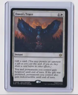 DAWN'S TRUCE 9 BLOOMBURROW RARE MAGIC: THE GATHERING NM/M - Image 1