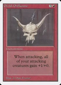 Orcish Oriflamme Unlimited Edition MP MTG - Image 1