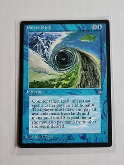 Power Sink - Ice Age - MTG Magic - Common - Blue Interrupt - Image 1