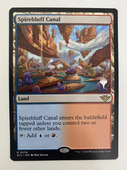 Spirebluff Canal *Non-Foil* PROMO OTJ MTG NM/MT PW Stamp Combined Shipping - Image 1