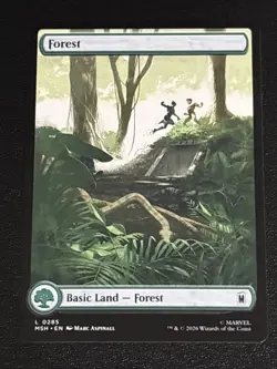 MTG Marvel Super Heroes Forest Full Art 0285 - Image 1