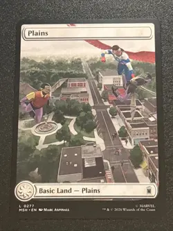 MTG Marvel Super Heroes Plains Full Art 0277 - Image 1
