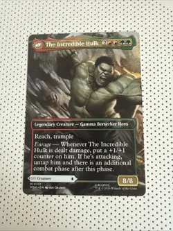 Magic The Gathering Bruce Banner Incredible Hulk Borderless 0331 Mythic Non-Foil - Image 2