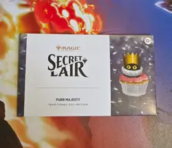 MTG New Sealed Secret Lair Cats are the Best: Purr Majesty - Foil Edition - Image 1