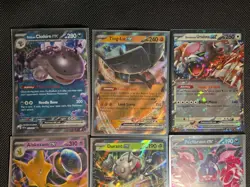 Pokemon TCG Mixed Card Lot of 6 Pokemon EX Double Rare Holos NM Ursaluna Durant - Image 3