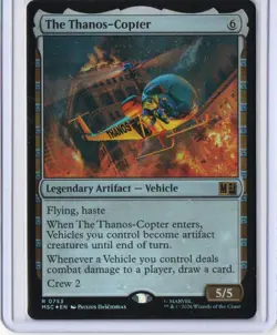 The Thanos-Copter 753 Marvel Super Heroes MTG NM *FOIL* Rare - Image 1