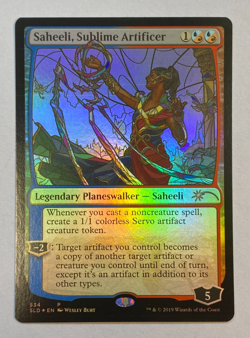 MTG - Secret Lair: Stained Glass Planeswalkers - Saheeli, Sublime Artificer - Image 1