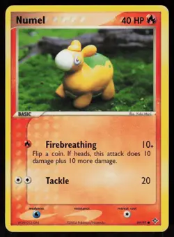 Numel 69/97 Common Dragon Pokemon Moderately Played - Image 1