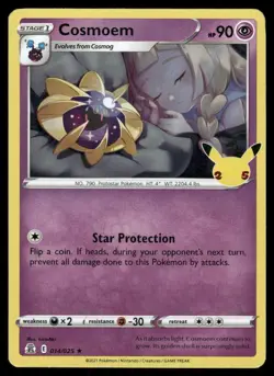 Pokemon Cards Cosmoem 014/025 Celebrations Rare NM *1 - Image 1