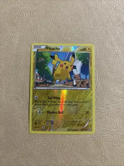 Pikachu Reverse Foil Pokemon XY Roaring Skies #20 NM Card - Image 2