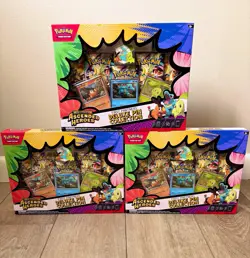 Pokemon TCG Mega Evolution Ascended Heroes Deluxe Pin Collection 3 Boxes - Image 1