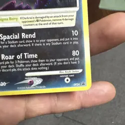 Pokemon Darkrai DP24 Diamond and Pearl Promo Holo Card 2008 HP Condition - Image 5