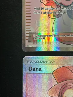 POKEMON TCG - TRAINER (4) CARD LOT - POKEMON CENTER LADY / DANA / SHAUNA - Image 3