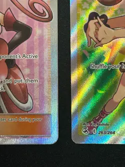 POKEMON TCG - TRAINER (4) CARD LOT - POKEMON CENTER LADY / DANA / SHAUNA - Image 5