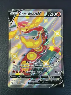 Centiskorch V SV108/SV122 Ultra Rare Pokemon Shining Fates NM - Image 1
