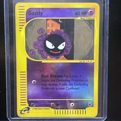 Pokemon Gastly Reverse Holo Card 109/165 Expedition Base Set LP-NM 2002 - Image 1