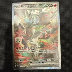 Reshiram EX English SIR 166/086 White Flare Pokemon NM - Image 1