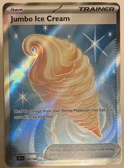 Pokemon TCG Card Jumbo Ice Cream 109/086 Chaos Rising Full Art Ultra Rare NM/M - Image 1