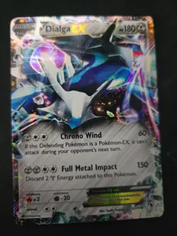 Pokemon TCG Dialga EX Ultra Rare Card 62/119 XY Phantom Forces Near Mint - Image 1