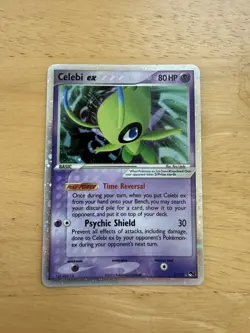 2005 Pokemon Trading Card Pop Series 2 Celebi ex Holo LP - Image 1