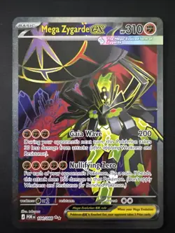 Mega Zygarde Ex -104/088-Perfect Order Pokemon Card English - Image 1