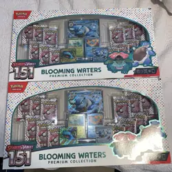 NEW Pokemon Blooming Waters Premium Collection, LOT OF 2, Pokemon 151 Sealed - Image 1
