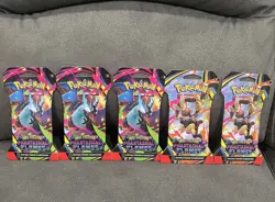 Pokemon TCG: Mega Evolution Phantasmal Flames Sleeved Booster Pack LOT OF 4 - Image 1