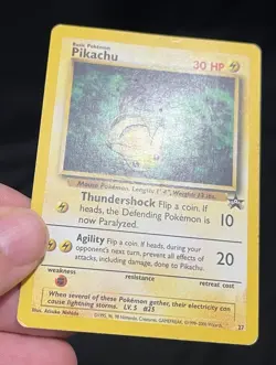 Pokemon TCG Pikachu #27 Black Star Promo Cards 1999 WOTC Regular - Image 2