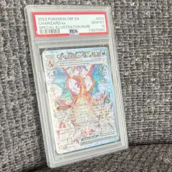 Pokemon TCG Charizard ex 223/197 Obsidian Flames SIR Holo English PSA 10 - Image 3