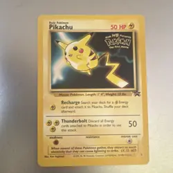 Wizards of the Coast Pikachu 4 WotC Black Star Promo 1999 Eng 50HP Basic Rare - Image 1