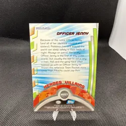 Topps Pokemon TV Animation Officer Jenny HV17 Heroes & Villains - Image 2
