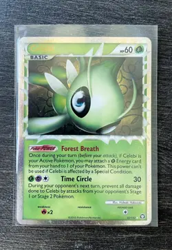 Pokemon CELEBI PRIME 92/102 HGSS Triumphant Holo Rare Ultra Pokemon Card 2010 NM - Image 1