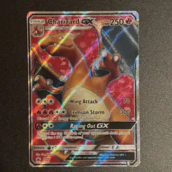 Pokemon TCG Charizard GX Full Art Holo Card SM60-SM Promos - Image 1