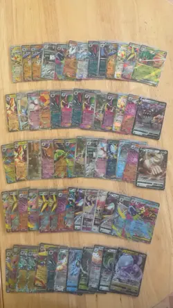 Japanese Pokemon Card Lot GX EX VMAX Full Art Holo Ultra Rare Bundle 65 Cards - Image 1