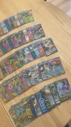 Japanese Pokemon Card Lot GX EX VMAX Full Art Holo Ultra Rare Bundle 65 Cards - Image 3