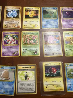 Lot Of 31 Vintage Japanese Pokemon Cards Play Pocket Monsters Old Back 1996 - Image 2