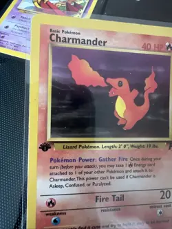 Pokemon TCG Charmander 50/82 Team Rocket 1st Edition Card - Image 2