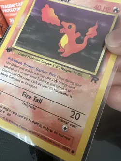 Pokemon TCG Charmander 50/82 Team Rocket 1st Edition Card - Image 3