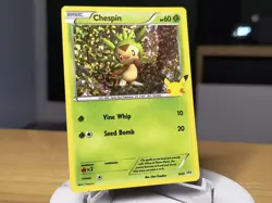 Chespin 6/25 Holo McDonalds 25th Anniversary Promo 2021 - Pokemon Card TCG (NM) - Image 1