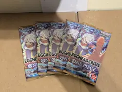 5 Booster Packs EB04 Egghead Crisis Japanese One Piece TCG Sealed New - Image 2