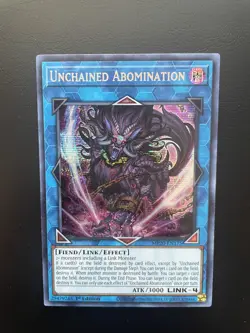 Yugioh Unchained Abomination MP20-EN175 1st Edition Secret Rare NM/LP - Image 1